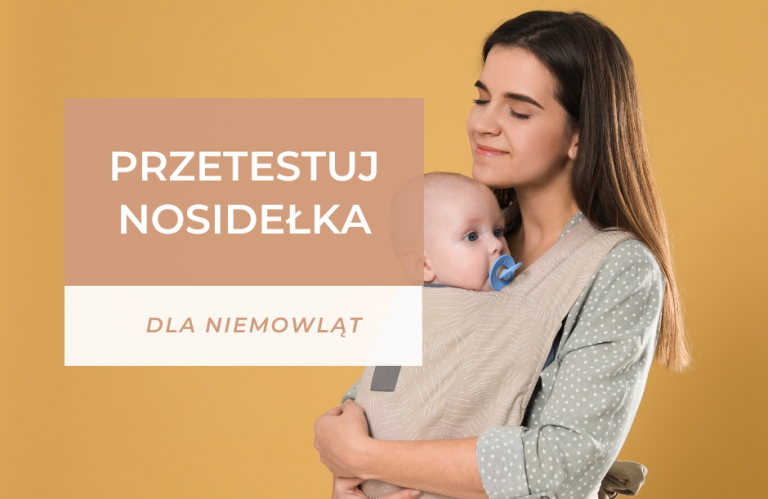 wypożycz nosidełka dla niemowląt chustonoszenie Kraków